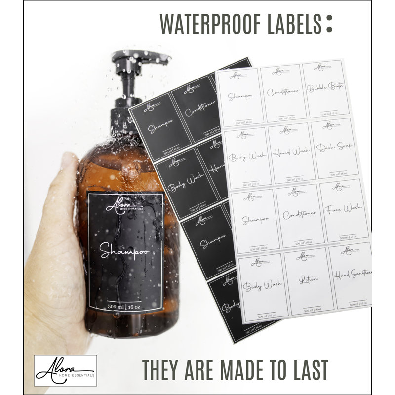 Alora Home Essentials Alora 5In1 Apothecary Bottles For Home